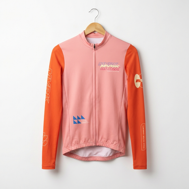 AeroCOOL Long Sleeve Jersey Red Women - Prizm - Premium long sleeve cycling jersey - image 2