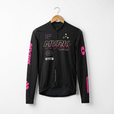 AeroCOOL Long Sleeve Jersey Black Men - Neon - Premium long sleeve cycling jersey - image 2