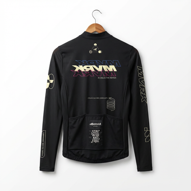 AeroCOOL Long Sleeve Jersey Black Women - Prizm - Premium long sleeve cycling jersey - image 3