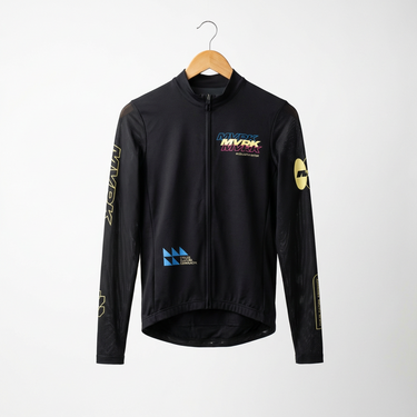AeroCOOL Long Sleeve Jersey Black Men - Prism - Premium long sleeve cycling jersey - image 2