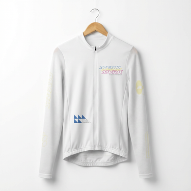 AeroCOOL Long Sleeve Jersey White Women - Prizm - Premium long sleeve cycling jersey - image 2