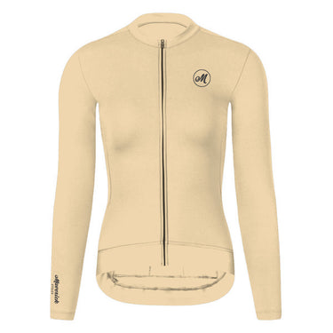 PRO Women Long Sleeve Jersey Eggshell - Premium cycling jersey - image 2