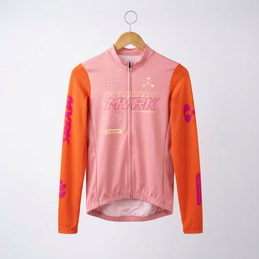 AeroCool Long Sleeve Jersey Red Men - Neon - Premium long sleeve cycling jersey - image 2