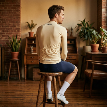 PRO Long Sleeve Jersey Eggshell - Premium cycling jersey - image 2