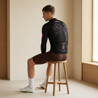 AeroCOOL Long Sleeve Jersey Black Men - Neon - Premium long sleeve cycling jersey - image 4