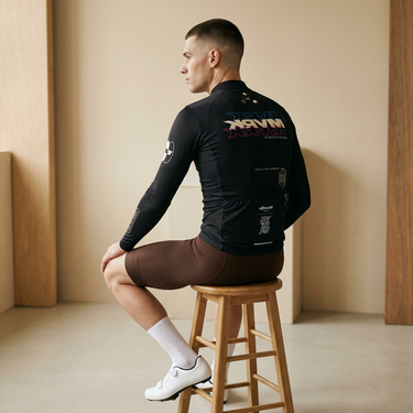 AeroCOOL Long Sleeve Jersey Black Men - Prism - Premium long sleeve cycling jersey - image 4