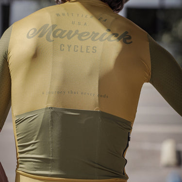 PRO 2.0 Jersey Mustard - Premium cycling jersey - image 3