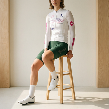 Maverick Cargo Bib 3.0 Green Women - Technical cycling cargo bib shorts - image 2