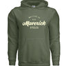 Maverick Logo Hoodie Green - Casual cycling apparel