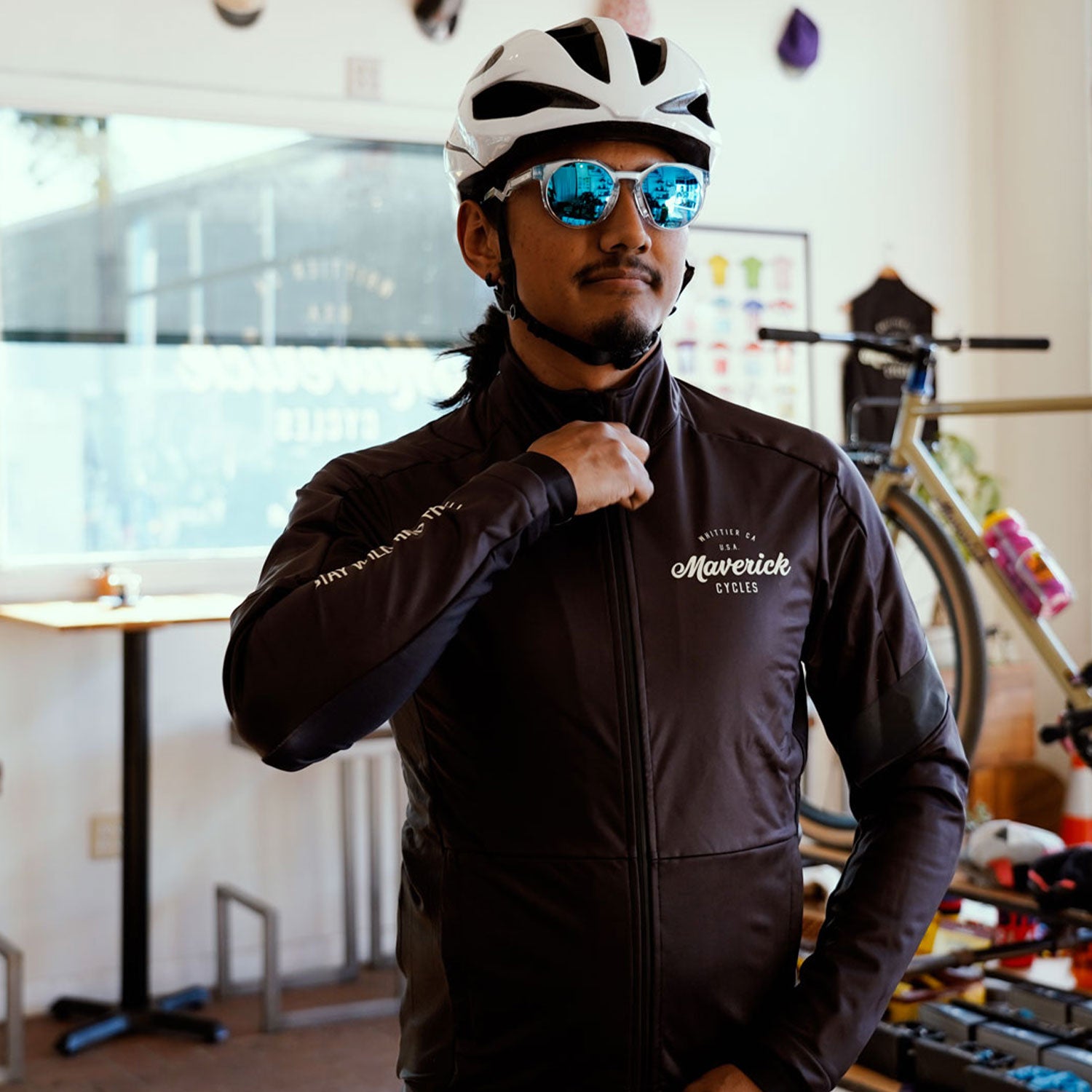 maverick cycles cycling jacket winter jacket thermal jacket bicycle jacket wind breaker warm maap rapha pas normal