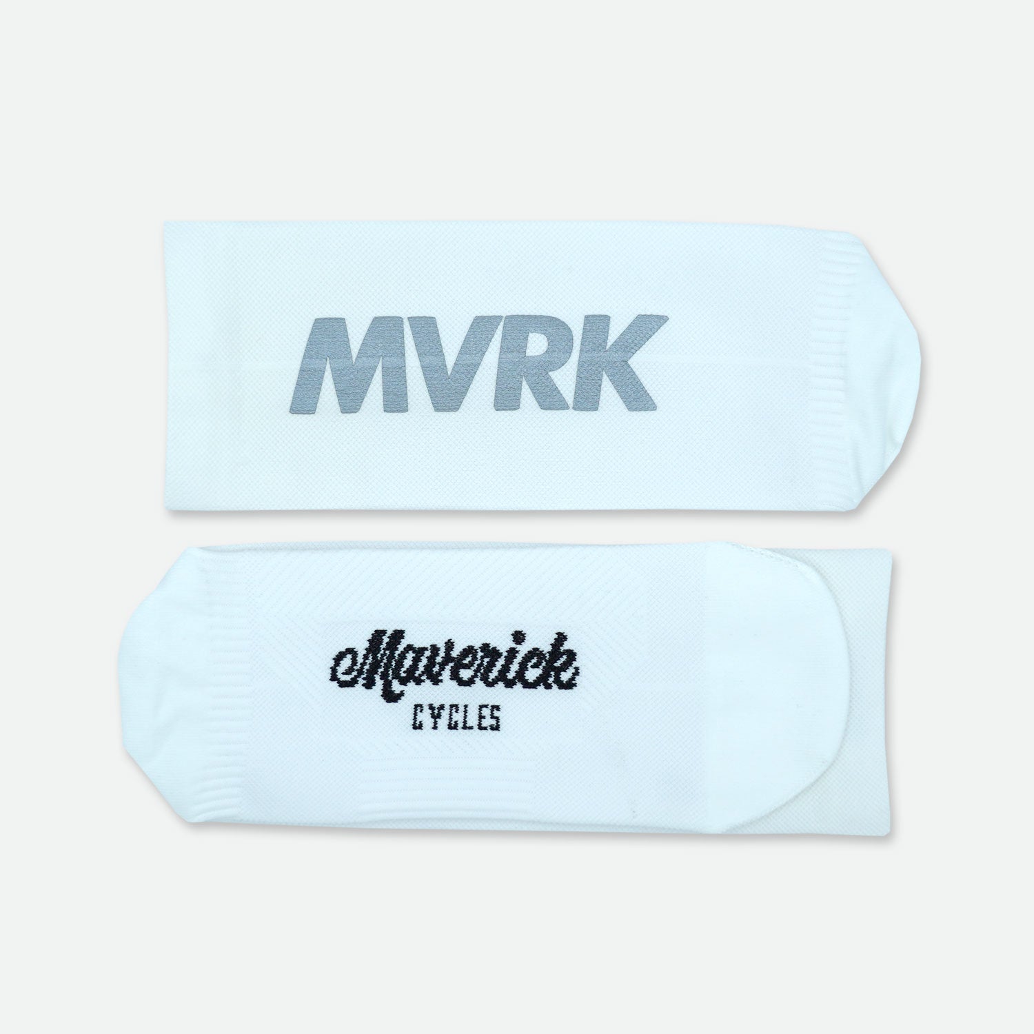 MVRK Reflective Logo Socks White