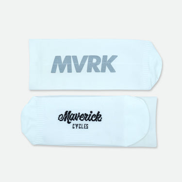 MVRK Reflective Logo Socks White - Cycling accessory - image 2